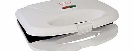 LLOYTRON Sandwich Toaster 2 Slice 750w, White