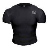 UNDER ARMOUR Heat Gear Full Tee , XXL, RED