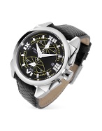 Locman Crazy Horse Black Women` Chronograph Watch