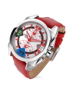 Locman Crazy Horse Red Women` Chronograph Watch