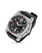 Locman Teseo Tesei - Black Stingray Band Mechanical Date Watch