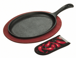 Lodge Logic Sizzler/Fajita Skillet Set 4Piece