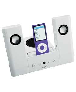 i-Station 7 White iPod Speaker and Docking Station