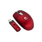 Logitech Cordless Optical Mouse Red#U