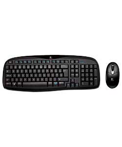 Logitech EX 100 Black Wireless Desktop