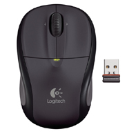 Logitech M305 Cordless Mouse - Dark Silver