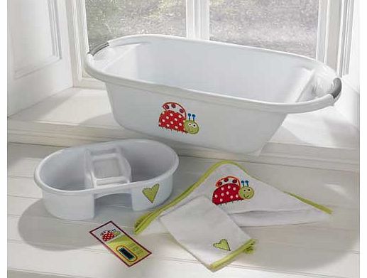 Lollipop Lane Bright Ladybug Bath Set