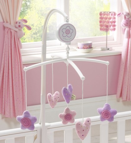 Lollipop Lane Rosie Posy - Musical Cot Mobile