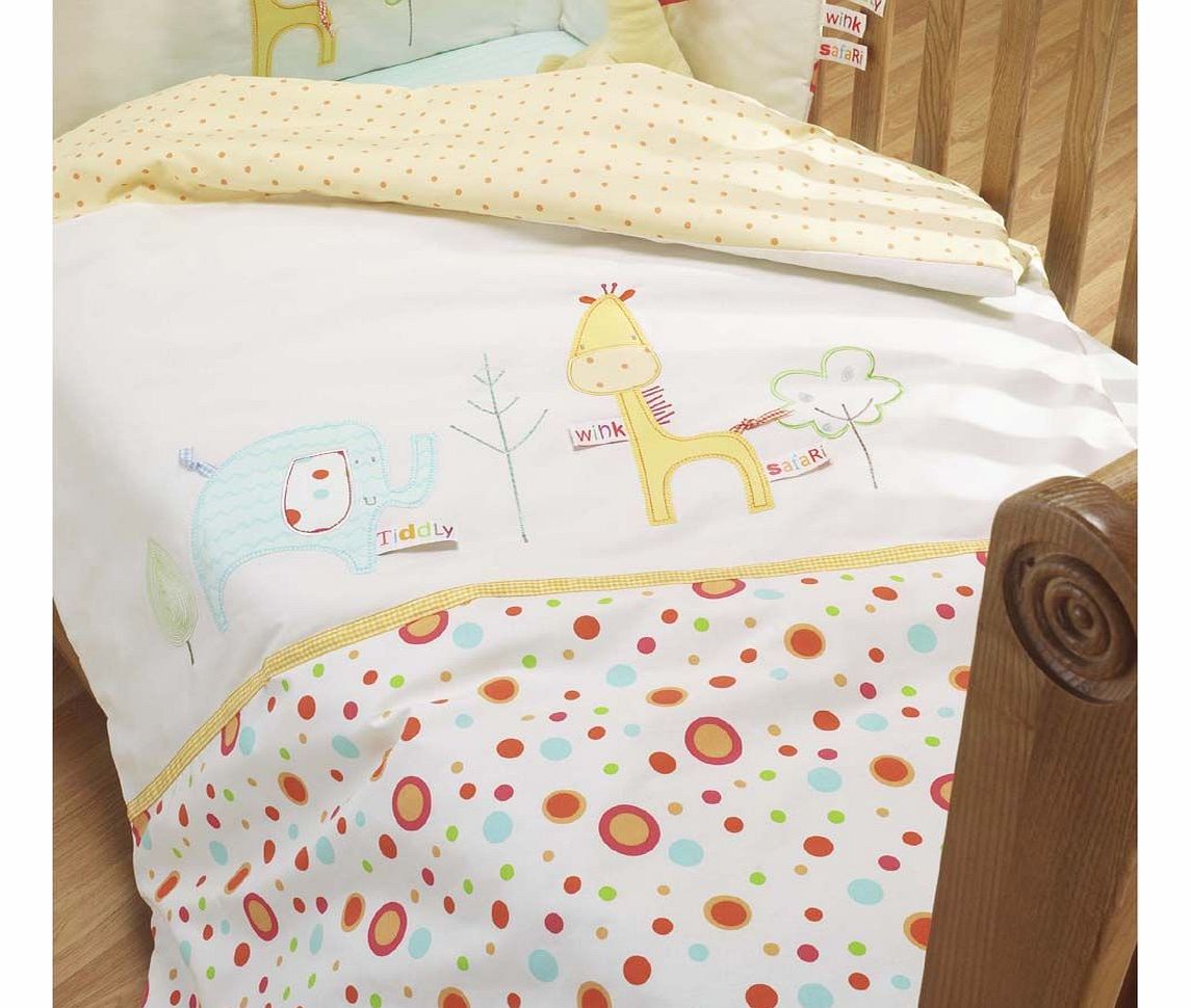 Tiddly Wink Safari Cot Quilt