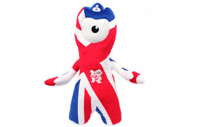 London 2012 Union Jack Wenlock 45cm Soft Toy