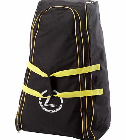 Longridge Deluxe Pull Trolley Cover Bag - Black/Yellow