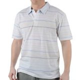 Dunlop Stripe Polo White Extra Lge