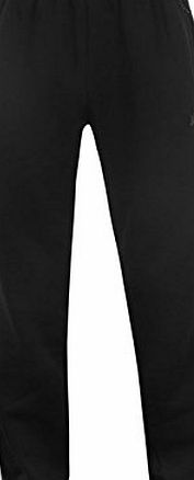 Lonsdale Mens 2 Stripe Closed Hem Tracksuit Bottoms Mens Black/Charcoal M