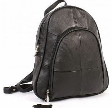 Lorenz GENUINE LEATHER BACKPACK (3748) Black