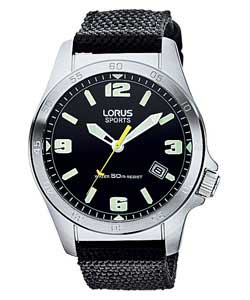 lorus Gents Web Strap Sports Strap Watch