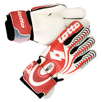 Lotto Drago Hist Goalkeeper Gloves - White/Fiery