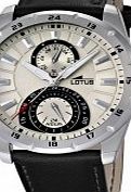 Lotus Mens Beige Black Multifunction Watch