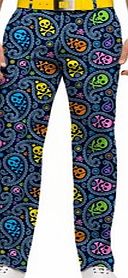 LOUDMOUTH Mens Jolly Roger Golf Trouser