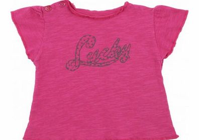 Baby Lucky T-shirt Fuchsia `3 months