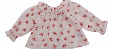 Blouse Fleurs Lilie Pale pink `3 months,18