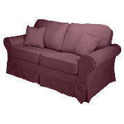 Louisa Loose Cover Sofa Bed Aubergine