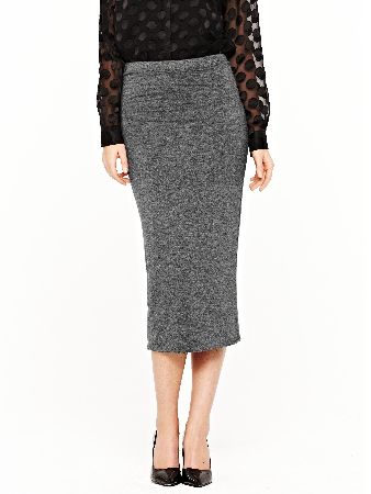 Love label Double Layer Midi Skirt