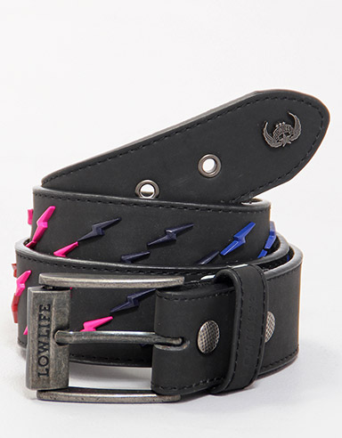 Bolts Belt - Smooth Black