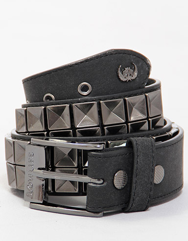 Lowlife Concave Belt - Matte Black