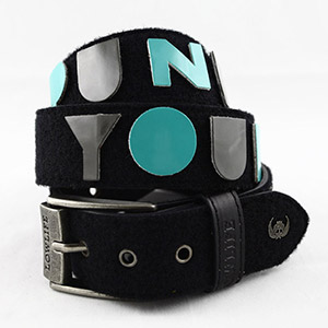 Lowlife Punk Belt - Black Soft Velcro