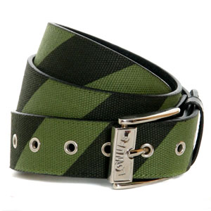 Lowlife Stripe Belt - Green