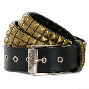 Triple S Brass Belt - Black/Brass