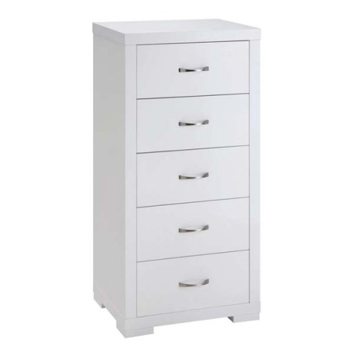 LPD Limited LPD Luna 5 Drawer Chest in White