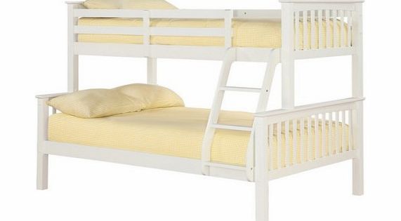 LPD Otto Trio Bunk Bed in White