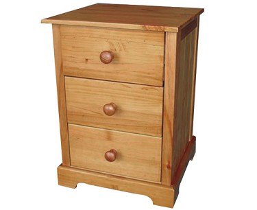 3 Drawer Bedside Cabinet