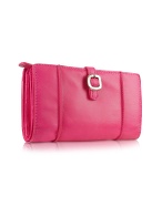 Luana Anna - Pink Leather Organizer Wallet