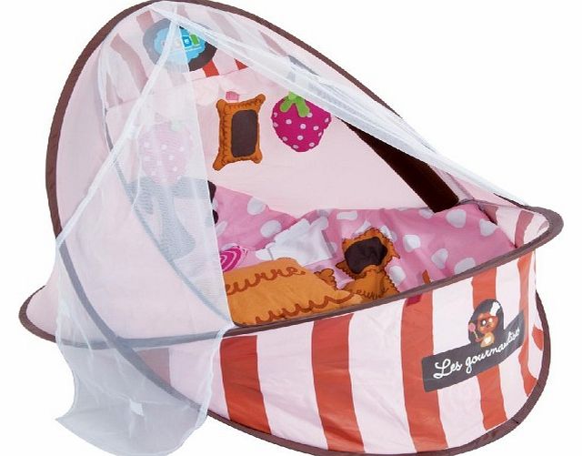 LUDI Gourmandises travel cot - pink