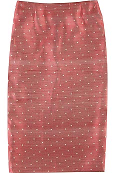 Luisa Beccaria Polka dot pencil skirt