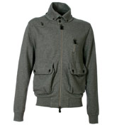 Creative Grey Full Zip Sweatshirt