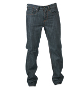 Eddie Raw Denim Straight Leg Jeans -