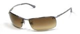 Ray Ban 3183 Sunglasses 004/8W GUNMETAL GOLD MIRROR MULTILAYER 63/15 Medium