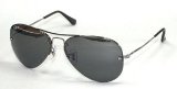 Ray Ban Sunglasses Rimless Aviator Gunmetal(59)