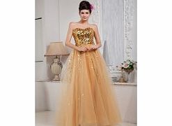 Luxury Elegant Strapless Sweetheart Evening