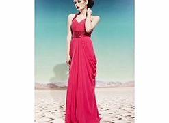 Luxury Halter Sleeveless Stretch satin Evening