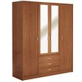 LXDirect 4-door 3-drawer wardrobe