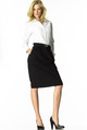 belted pencil skirt