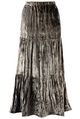 LXDirect crinkle velvet tiered skirt - petite