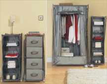 LXDirect metal/vinyl bedroom storage collection