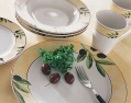 LXDirect napoli mediterranean-style 16-piece dinner set