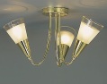 LXDirect saturn 3-light semi-flush fitting