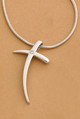 silver diamond-set cross